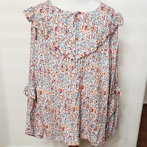 Nwt 3x Sonoma Floral LS Blouse